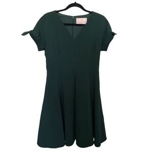 Gal Meets Glam Serena Fit & Flare Dress in Evergreen